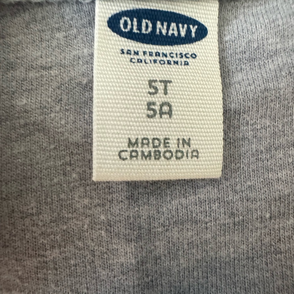 Old Navy Gray & Red Checked Dress with Blue & Gray Checked Fleece Vest - Picture 3 of 5